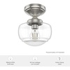 image:imageHunter Fan Company 19049 Saddle Creek Flush Mount Brushed NickelBrushed Nickel