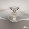 image:imageHunter Fan Company 19049 Saddle Creek Flush Mount Brushed NickelBrushed Nickel