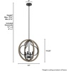 image:imageHunter Fan Company 19094 Gablecrest Pendant Light Painted Concrete