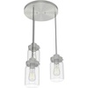 image:imageHunter Fan Company 19158 Devon Park Cluster Pendant Light Brushed Nickel