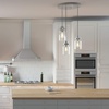image:imageHunter Fan Company 19158 Devon Park Cluster Pendant Light Brushed Nickel