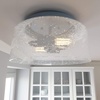 image:imageHunter Fan Company 19163 Hartland Flush Mount Light Indigo BlueIndigo Blue
