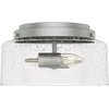 image:imageHunter Fan Company 19163 Hartland Flush Mount Light Indigo BlueMatte Silver