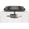 image:imageHunter Fan Company 19163 Hartland Flush Mount Light Indigo BlueNoble Bronze