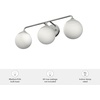 image:imageHunter Fan Company 19178 Hepburn Vanity Light Brushed Nickel