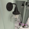 image:imageHunter Fan Company 19254 Cypress Grove Wall Sconce Onyx BengalNatural Iron