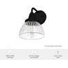image:imageHunter Fan Company 19254 Cypress Grove Wall Sconce Onyx BengalNatural Iron