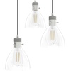 image:imageHunter Fan Company 19310 Van Nuys Cluster Pendant Light Brushed Nickel