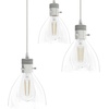 image:imageHunter Fan Company 19310 Van Nuys Cluster Pendant Light Brushed Nickel