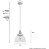 image:imageHunter Fan Company 19328 Cypress Grove Pendant Light Brushed Nickel