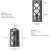 image:imageHunter Fan Company 19375 Gablecrest Wall Sconce French Oak