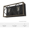 image:imageHunter Fan Company 19394 Gablecrest Vanity Light French Oak