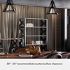 image:imageHunter Fan Company 19449 Rafner Pendant Light Natural Black Iron