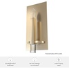 image:imageHunter Fan Company 19527 Sunjai Wall Sconce Alturas GoldAlturas Gold
