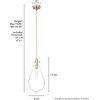 image:imageHunter Fan Company 19563 Lundin Pendant Light Noble Bronze