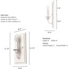image:imageHunter Fan Company 19641 Southcrest Wall Sconce Distressed WhiteDistressed White