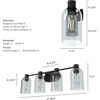 image:imageHunter Fan Company 19711 Lochemeade Vanity Light Natural Iron