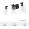 image:imageHunter Fan Company 19712 Lochemeade Vanity Light Noble Bronze