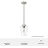 image:imageHunter Fan Company 19723 Vidria Pendant Light Brushed Nickel