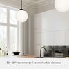 image:imageHunter Fan Company 19852 Hepburn Pendant Light 16 inches Matte BlackMatte Black