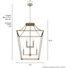 image:imageHunter Fan Company 19873 Laurel Ridge Pendant Light Alturas Gold
