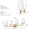image:imageHunter Fan Company 19884 Nolita Vanity Lighting Alturas Gold