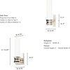 image:imageHunter Fan Company 19902 Lenlock Wall Sconce Brushed Nickel
