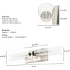 image:imageHunter Fan Company 19925 Lenlock Vanity Lighting Brushed Nickel