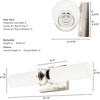 image:imageHunter Fan Company 19928 Lenlock Vanity Lighting Brushed Nickel