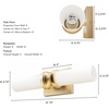 image:imageHunter Fan Company 19930 Lenlock Vanity Lighting Alturas Gold