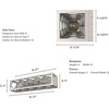 image:imageHunter Fan Company 19947 Gablecrest Wall Sconce Distressed White