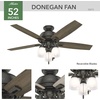 image:imageHunter Fan Company 50273 Donegan Ceiling Fan 52 Noble Bronze Finish