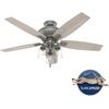 image:imageHunter Fan Company 50402 Charlotte Ceiling Fan 52 Matte Silver Finish