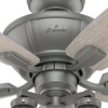 image:imageHunter Fan Company 50402 Charlotte Ceiling Fan 52 Matte Silver Finish