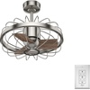 image:imageHunter Fan Company 50798 Roswell Indoor Ceiling Fan with Wall Control 16 Brushed Nickel FinishBrushed Nickel Finish