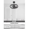 image:imageHunter Fan Company 50798 Roswell Indoor Ceiling Fan with Wall Control 16 Brushed Nickel FinishBrushed Nickel Finish