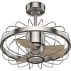 image:imageHunter Fan Company 50798 Roswell Indoor Ceiling Fan with Wall Control 16 Brushed Nickel FinishBrushed Nickel Finish