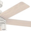 image:imageHunter Fan Company 51331 44 inch Hardwick Fresh White Ceiling Fan with LED Light Kit and Handheld RemoteFresh White finish