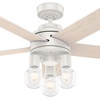 image:imageHunter Fan Company 51331 44 inch Hardwick Fresh White Ceiling Fan with LED Light Kit and Handheld RemoteFresh White finish