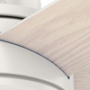 image:imageHunter Fan Company 51331 44 inch Hardwick Fresh White Ceiling Fan with LED Light Kit and Handheld RemoteFresh White finish