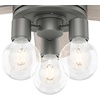 image:imageHunter Fan Company 51331 44 inch Hardwick Fresh White Ceiling Fan with LED Light Kit and Handheld RemoteMatte Silver