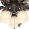 image:imageHunter Fan Company 53336 52 inch Donegan Onyx Bengal Ceiling Fan with LED Light Kit and Pull Chain