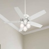 image:imageHunter Fan Company 53337 52 inch Donegan Fresh White Ceiling Fan with LED Light Kit and Pull Chain