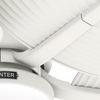 image:imageHunter Fan Outdoor or Indoor Ceiling Fan 52 in White Ceiling Fan with Light for Patios Living Room Bedroom Porch Garage 5 Blades Renewed
