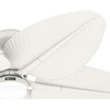 image:imageHunter Fan Outdoor or Indoor Ceiling Fan 52 in White Ceiling Fan with Light for Patios Living Room Bedroom Porch Garage 5 Blades Renewed