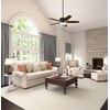 image:imageHunter Kenbridge Indoor Ceiling Fan Pull Chain 52 inch Noble Bronze  with LED Light Standard Mount 5 Blades For Bedroom Living Room Kitchen 53376