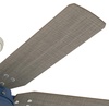 image:imageHunter Mill Valley Outdoor or Indoor Ceiling Fan 52 inch Matte BlackIndigo Blue