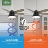image:imageHunter Mill Valley Outdoor or Indoor Ceiling Fan 52 inch Matte BlackMatte Black