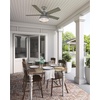 image:imageHunter Mill Valley Outdoor or Indoor Ceiling Fan 52 inch Matte BlackMatte Silver