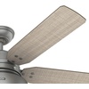 image:imageHunter Mill Valley Outdoor or Indoor Ceiling Fan 52 inch Matte BlackMatte Silver